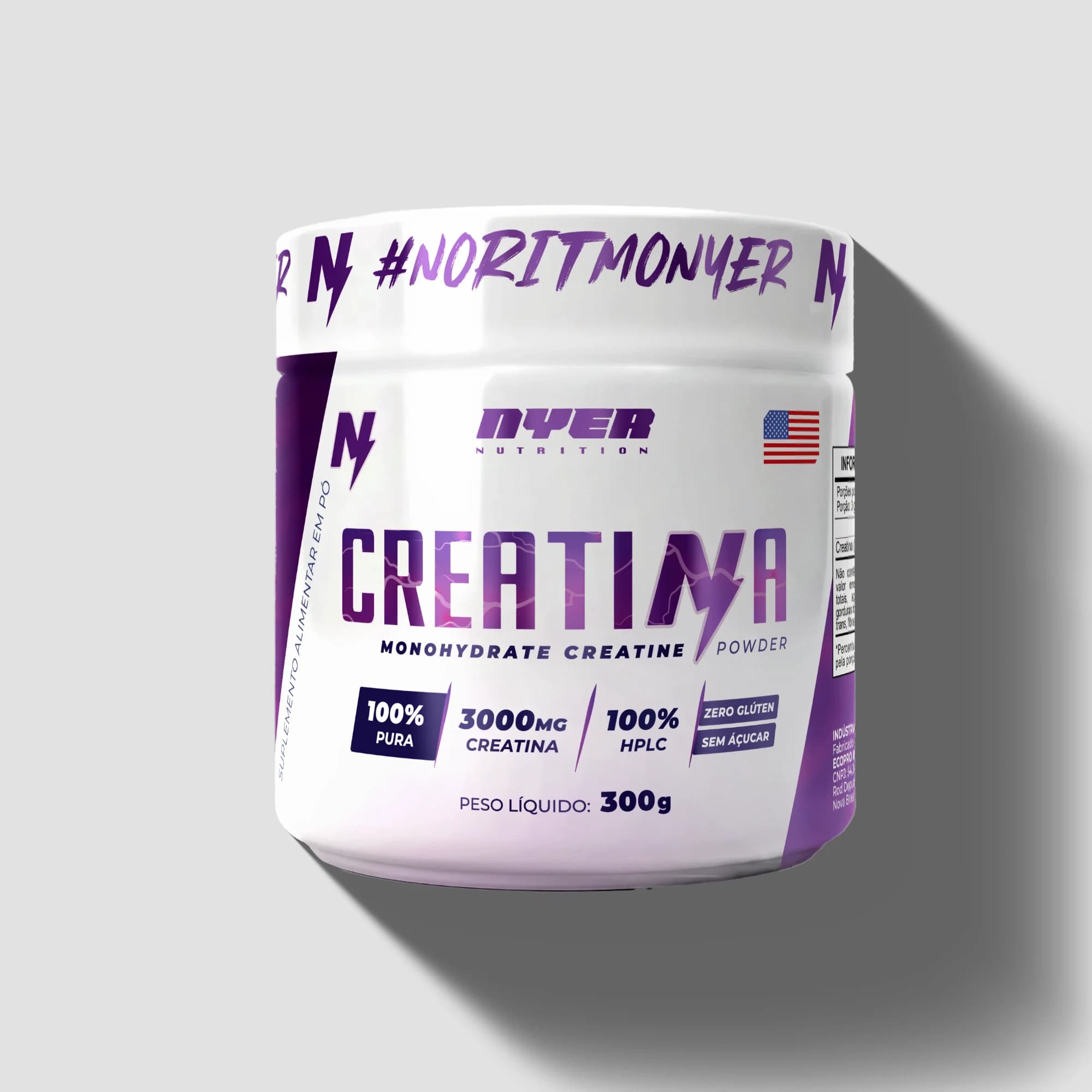 Creatina 300 g Nyer Nutrition